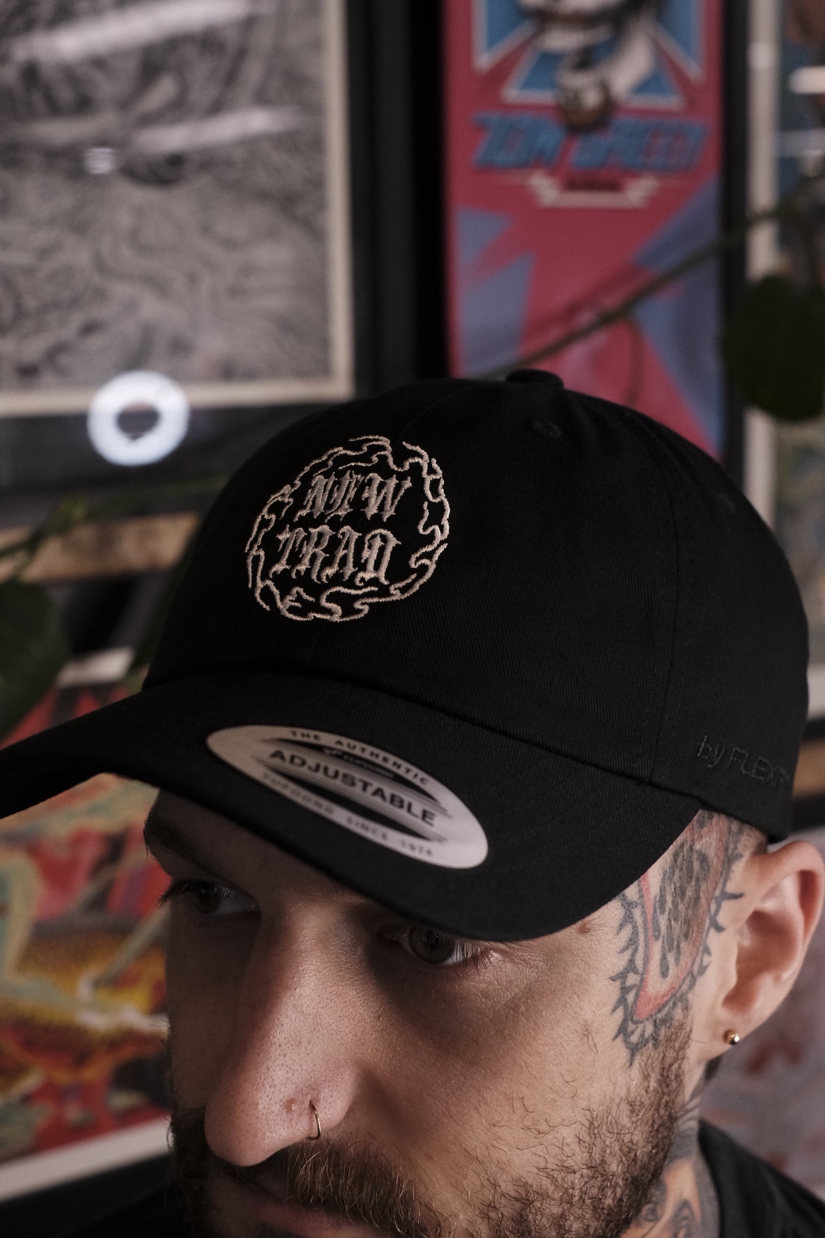 New Trad Tattoo Dat Hat - Black