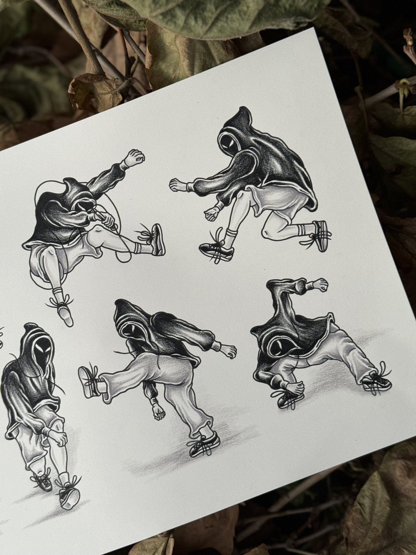 "Return of the hooded mosher" Limited edition fine art print