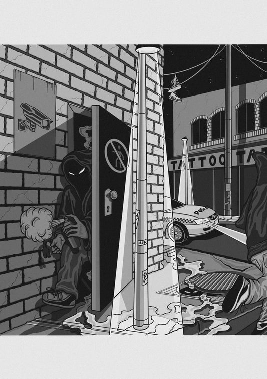 "Underground and all around" Limited edition fine art print