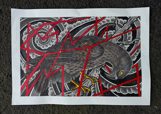 "Weathering the storm" limited edition fine art print