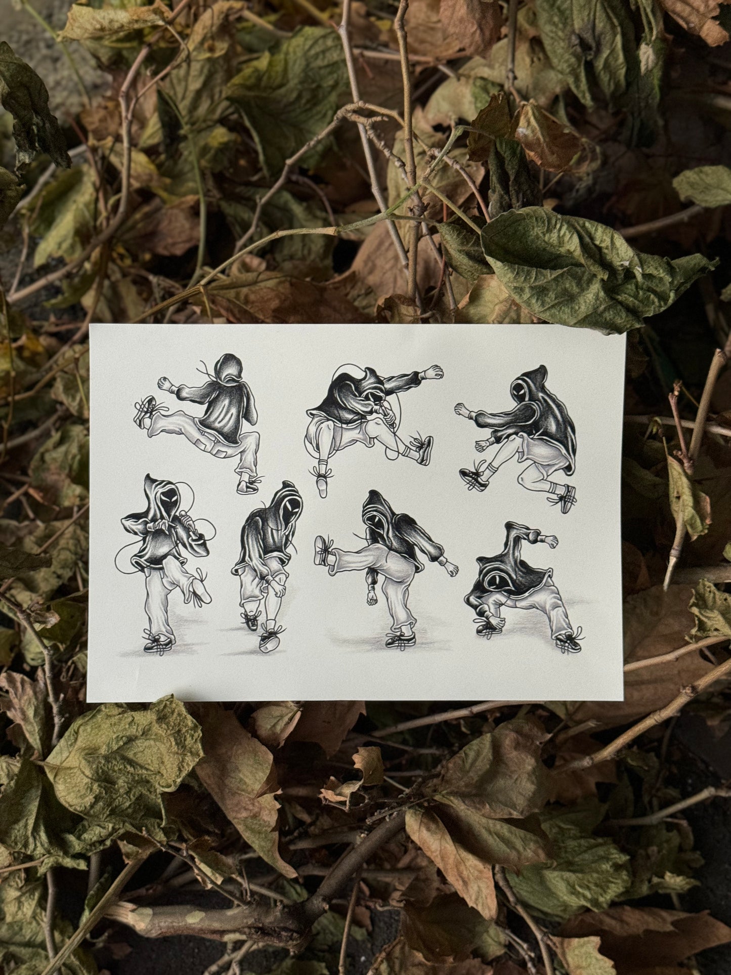 "Return of the hooded mosher" Limited edition fine art print