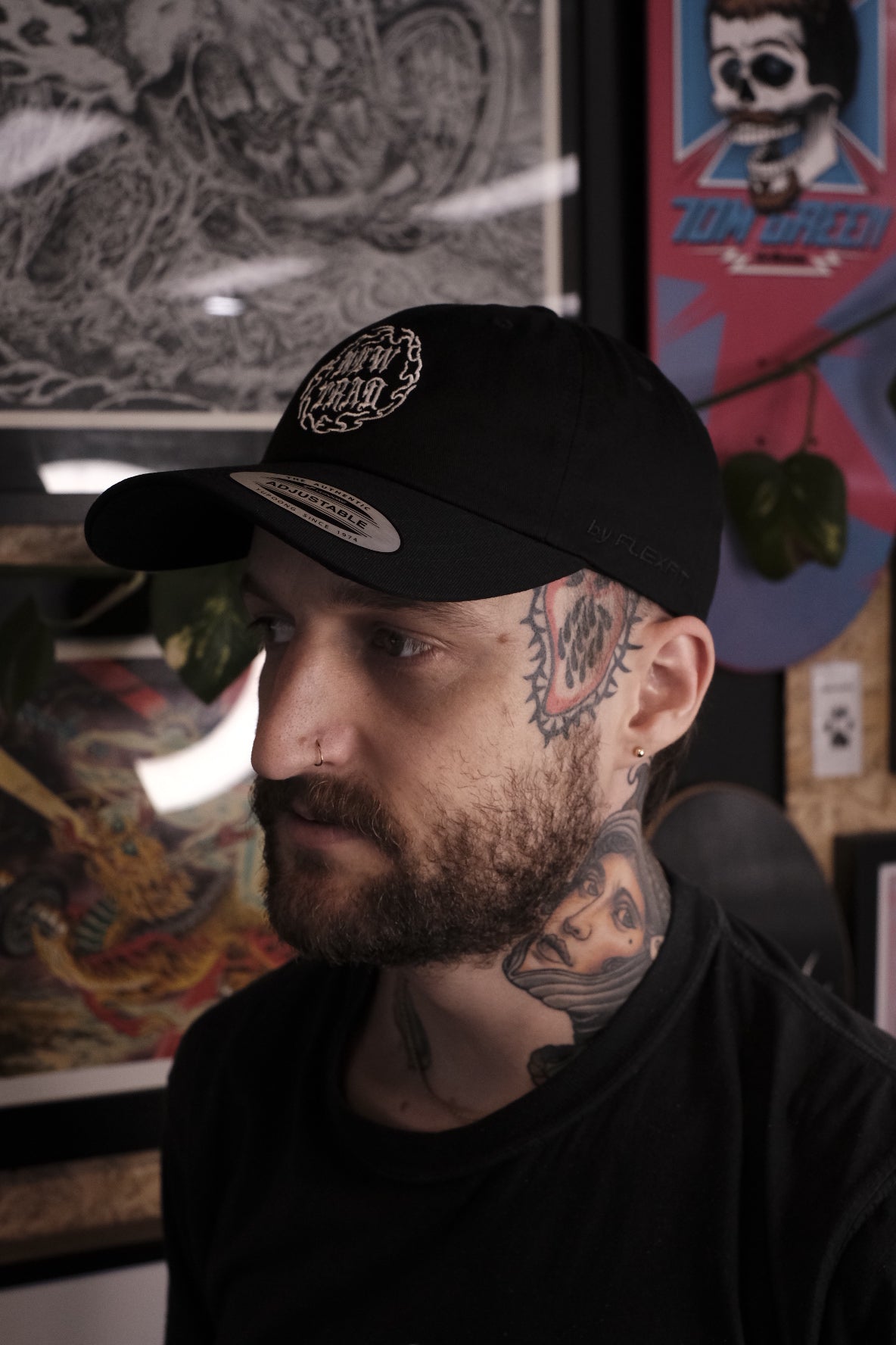 New Trad Tattoo Dat Hat - Black – New Traditions Tattoo