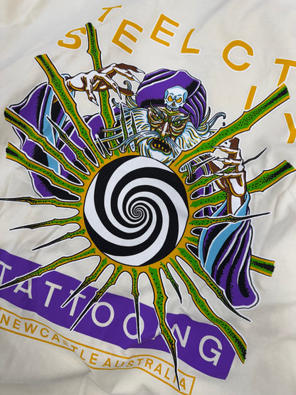 STEEL CITY WIZARD TEE - ECRU