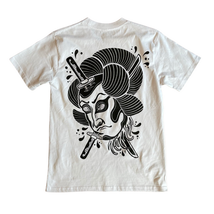 New Trad Tattoo "Samurai" tee - White