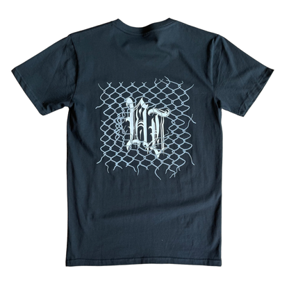 New Trad Tattoo "Chain Fence" Tee - Black