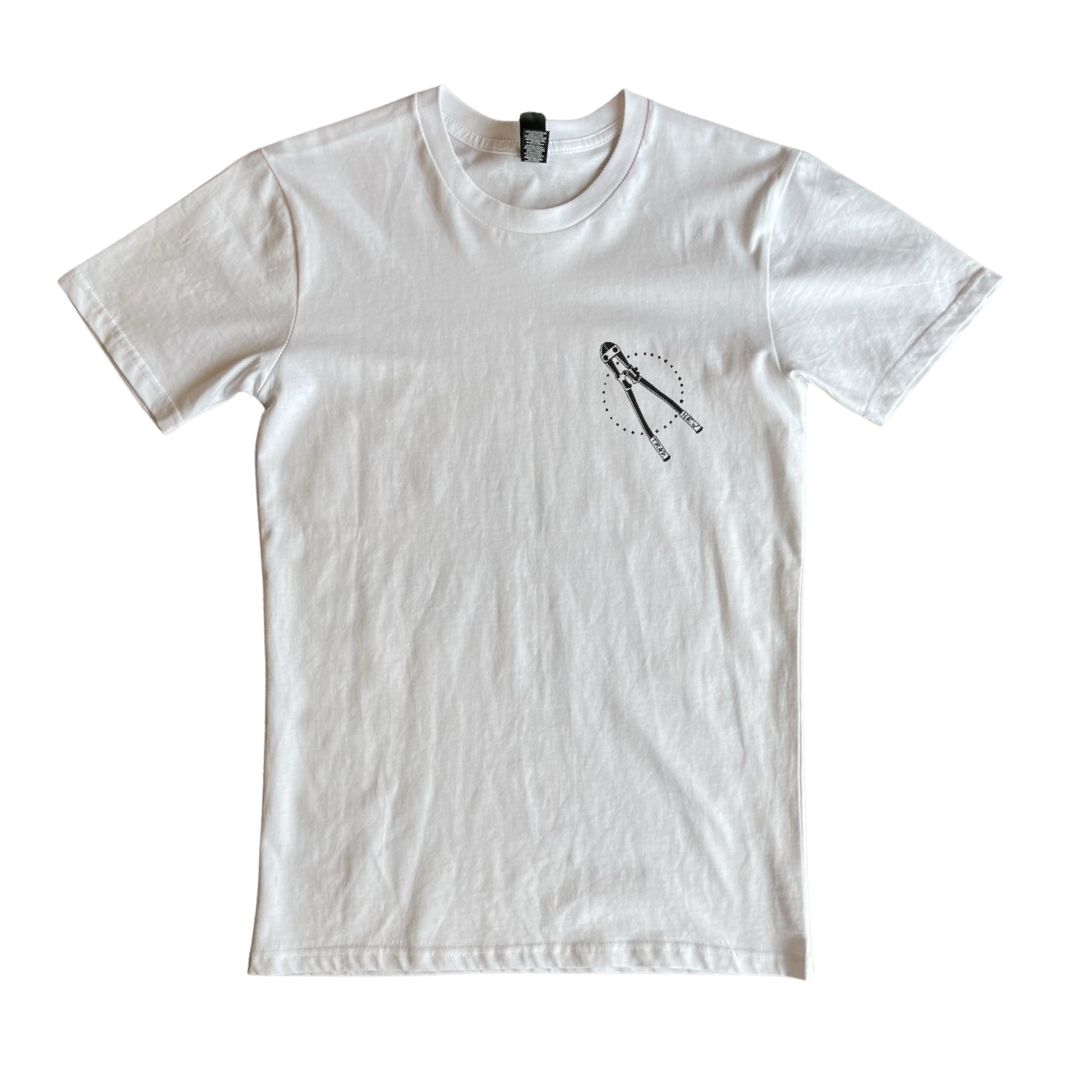 New Trad Tattoo "Chain Fence" tee - White