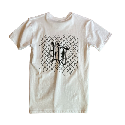 New Trad Tattoo "Chain Fence" tee - White