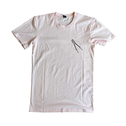 New Trad Tattoo "Chain Fence" Tee - Pink