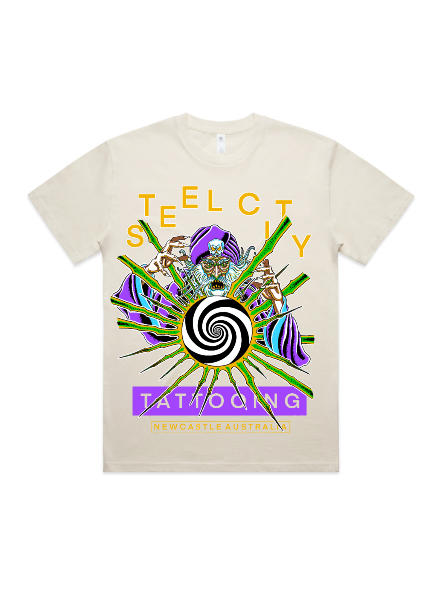 STEEL CITY WIZARD TEE - ECRU