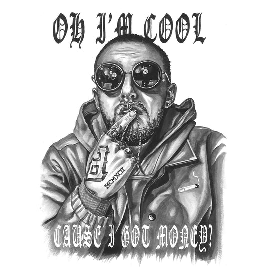 OH I'M COOL - MAC MILLER A3 LIMITED EDITION PRINT
